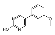 5-(3-methoxyphenyl)-1H-pyrimidin-2-one Structure