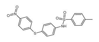 4'-nitro-4-N-tosylaminodiphenyl sulfide Structure
