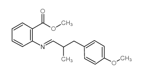 anisyl propanal/methyl anthranilate schiff's base structure