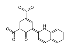 2,4-dinitro-6-(1H-quinolin-2-ylidene)cyclohexa-2,4-dien-1-one结构式