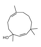 1,4,4,8-tetramethylcycloundeca-2,8-dien-1-ol结构式