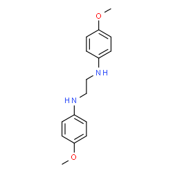 meso-1,2-Bis(4-methoxyphenyl)ethylenediamine Structure