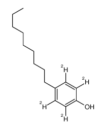 2,3,5,6-tetradeuterio-4-nonylphenol结构式