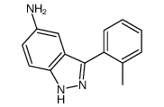 3-o-tolyl-1H-indazol-5-amine结构式