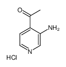 1-(3-氨基吡啶-4-基)乙酮单盐酸盐结构式