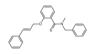 N-benzyl-2-(cinnamyloxy)-N-methylbenzothioamide结构式