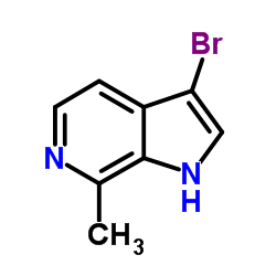 3-Bromo-7-Methyl-6-azaindole结构式