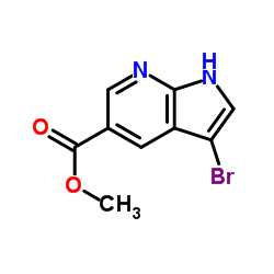 3-Bromo-7-azaindole-5-carboxylicacid methylester picture