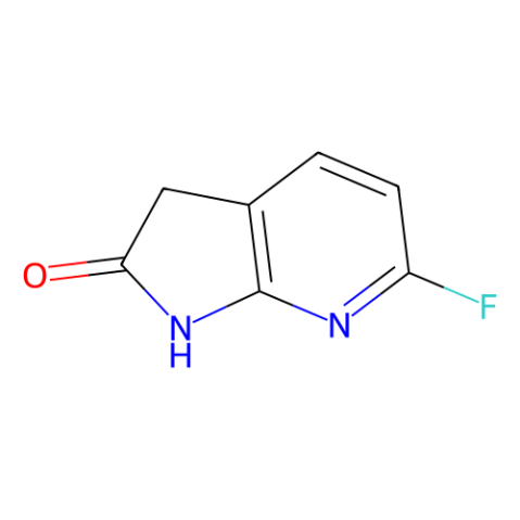 6-fluoro-1H,2H,3H-pyrrolo[2,3-b]pyridin-2-one structure