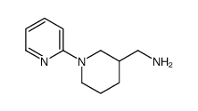 1-(1-吡啶-2-基哌啶-3-基)甲胺结构式