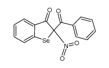 2-benzoyl-2-nitrobenzo[b]selenophen-3(2H)-one结构式