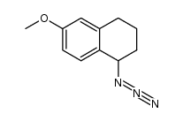 1-azido-6-methoxy-1,2,3,4-tetrahydronaphthalene Structure