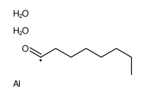 Aluminum, dihydroxy(1-oxooctyl)-结构式