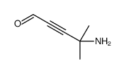 4-amino-4-methyl-2-pentyne-1-al结构式