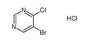 5-Bromo-4-chloro-pyrimidine hydrochloride结构式