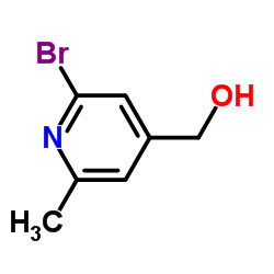 (2-Bromo-6-methyl-4-pyridinyl)methanol Structure