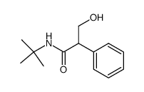 N-tert-Butyl-3-hydroxy-2-phenyl-propionamide结构式