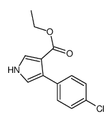 4-(4-CHLOROPHENYL)-1H-PYRROLE-3-CARBOXYLIC ACID ETHYL ESTER picture