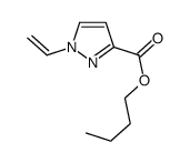 butyl 1-ethenylpyrazole-3-carboxylate结构式