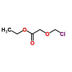 2-(Chloromethoxy)acetic Acid Ethyl Ester Structure