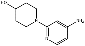 1-(4-aminopyridin-2-yl)piperidin-4-ol Structure