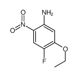 Benzenamine, 5-ethoxy-4-fluoro-2-nitro- (9CI)结构式