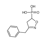 (3-Benzyl-4,5-dihydro-1,2-oxazol-5-yl)phosphonic acid结构式