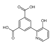 5-(3-hydroxypyridin-2-yl)benzene-1,3-dicarboxylic acid结构式