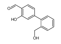 2-hydroxy-4-[2-(hydroxymethyl)phenyl]benzaldehyde结构式