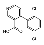 4-(2,5-dichlorophenyl)pyridine-3-carboxylic acid结构式