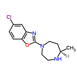 (R)-5-chloro-2-(5-Methyl-1,4-diazepan-1-yl)benzo[d]oxazole structure