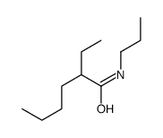 2-ethyl-N-propylhexanamide结构式