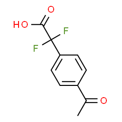 2-(4-Acetylphenyl)-2,2-difluoroaceticacid Structure