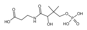 4'-phosphopantothenate Structure