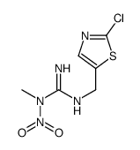 2-[(2-chloro-1,3-thiazol-5-yl)methyl]-1-methyl-1-nitroguanidine结构式