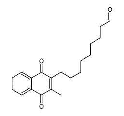 9-(3-methyl-1,4-dioxonaphthalen-2-yl)nonanal Structure