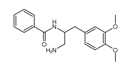 2-(3,4-dimethoxybenzyl)-2-benzamidoethylamine Structure