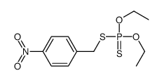 Dithiophosphoric acid O,O-diethyl S-(4-nitrobenzyl) ester Structure