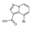 4-Bromopyrazolo[1,5-a]pyridine-3-carboxylic acid structure