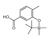 3-[tert-butyl(dimethyl)silyl]oxy-4-methylbenzoic acid结构式