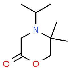 2-Morpholinone,5,5-dimethyl-4-(1-methylethyl)-(9CI) picture
