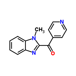 (1-Methyl-1H-benzo[d]imidazol-2-yl)(pyridin-4-yl)Methanone structure