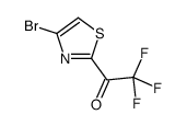 1-(4-bromo-1,3-thiazol-2-yl)-2,2,2-trifluoroethanone结构式