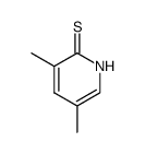 2(1H)-Pyridinethione,3,5-dimethyl-(9CI)结构式