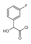 Benzeneacetyl chloride, 3-fluoro-alpha-hydroxy- (9CI)结构式
