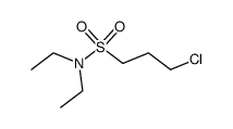 N,N-diethyl-3-chloropropanesulfonamide Structure