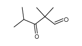 3-oxo-2,2,4-trimetheyl-1-pentanal Structure