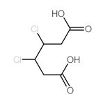 Hexanedioic acid,3,4-dichloro- structure