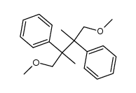meso-1,4-Dimethoxy-2,3-dimethyl-2,3-diphenylbutan结构式