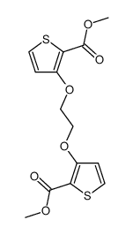1,2-Bis(2-methoxycarbonyl-3-thienyloxy)ethane Structure